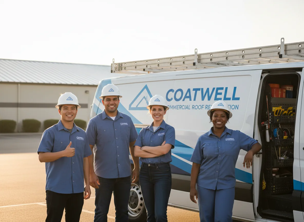 Commercial roof coating company in Barron, WI